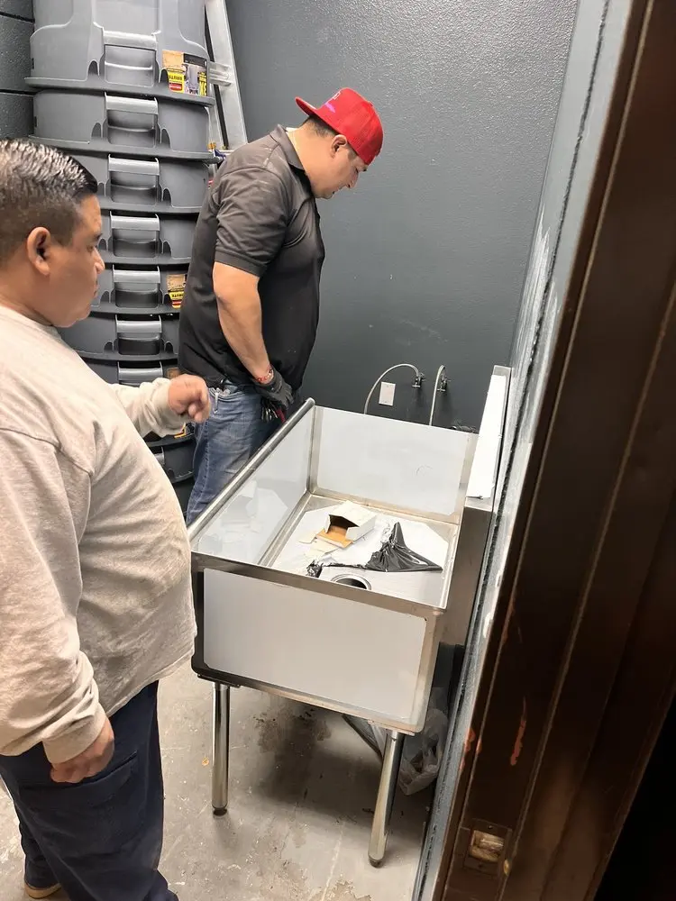 Commercial plumbing and sink installation in Miller Valley